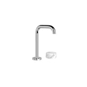 Halo Basin Mixer Set Square Spout Marble Handle Progressive