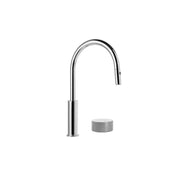 Halo X Pullout Kitchen Set Gooseneck Swivel Spout Knurled Handle