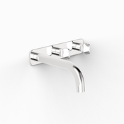 Figura Key Wall Tap Set including 150mm Spout