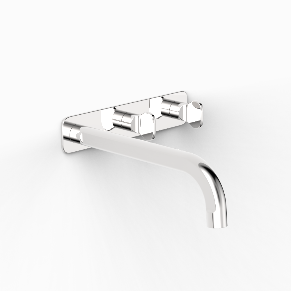 Figura Key Wall Tap Set including 200mm Spout