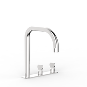 Figura Key Deck Mount Basin Tap Set