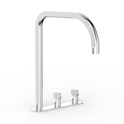 Figura Key Deck Mount Sink Tap Set