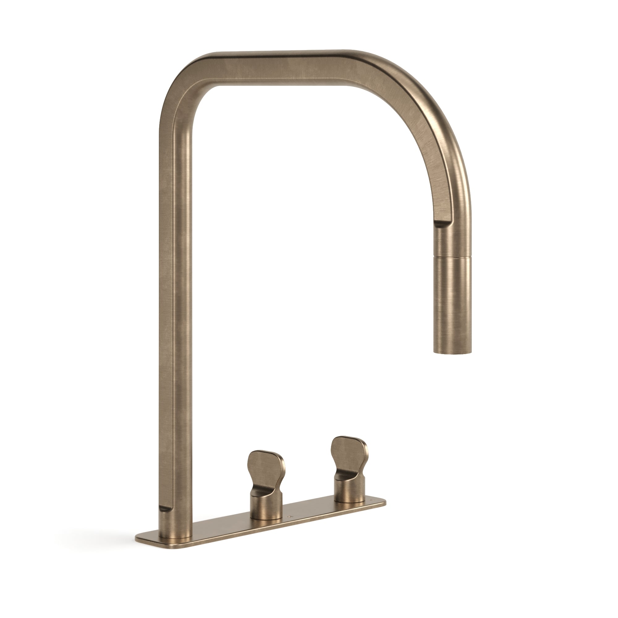 Figura Key Deck Mount Sink Tap Set with Pull Out Spray