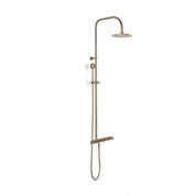 Figura Key Wall Dual Shower Tap System including Tap Set Overhead Shower and Handshower