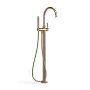 Bremont Floor Bath Mixer Curve W. Micro Handshower