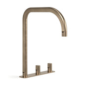 Figura Form Deck Mount Bath Tap Set