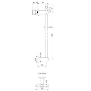 Bremont Vertical Heated Rail with T Bar