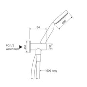 Pegasi Hand Shower on Adjustable Hook