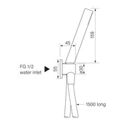 Pegasi Micro Hand Shower on Hook