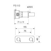 Figura Form Wall Taps