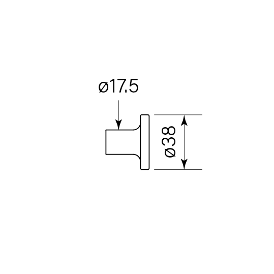 Figura Cabinet Knob Disc