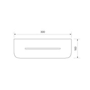 Figura Shower Shelf 300mm