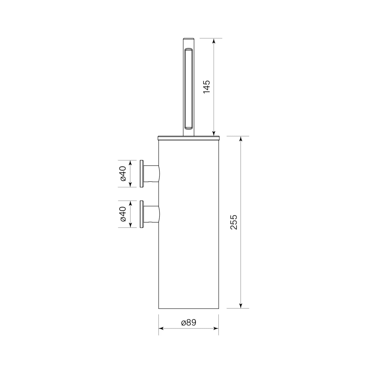 Figura Toilet Brush Holder