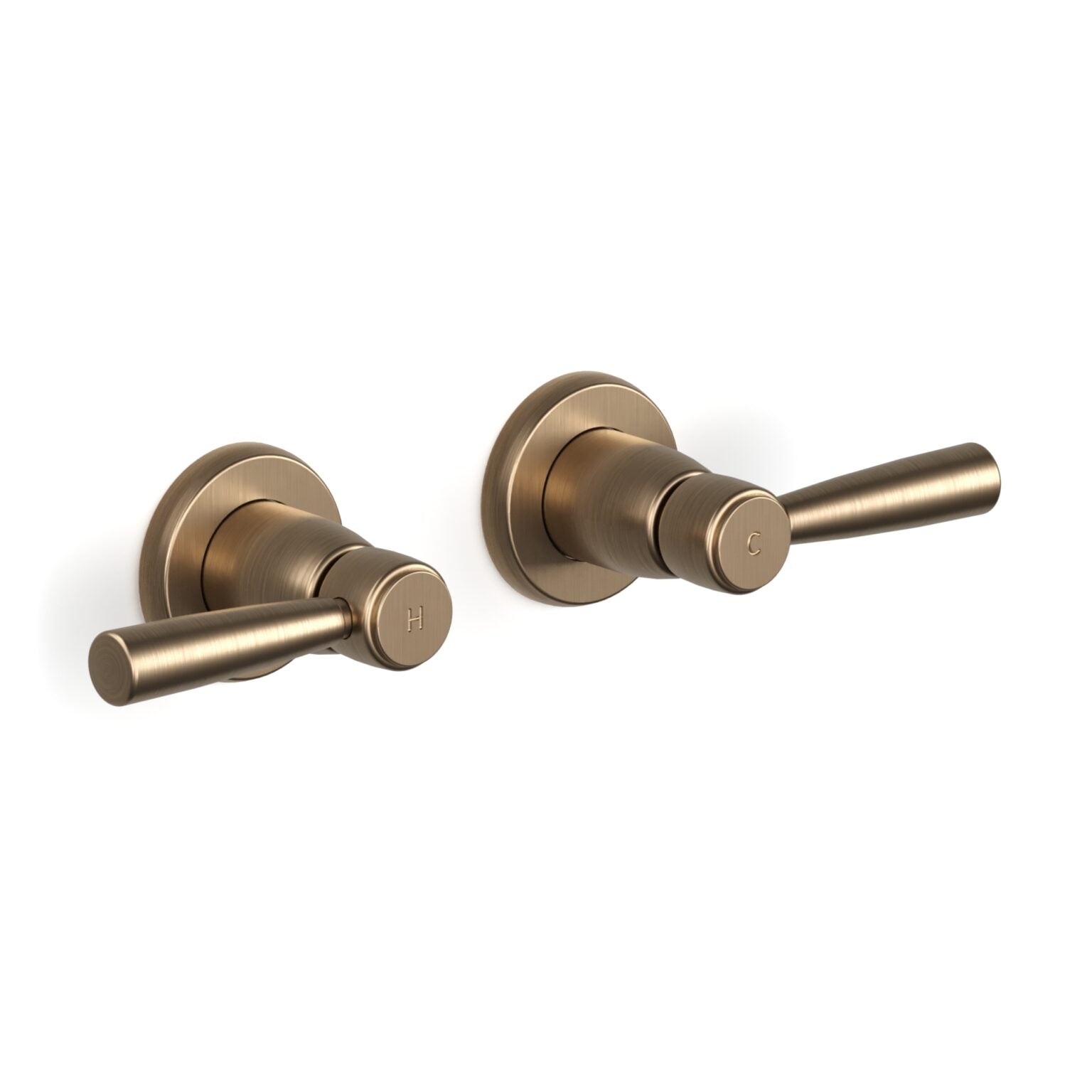 Bremont Lever Wall Taps Pair