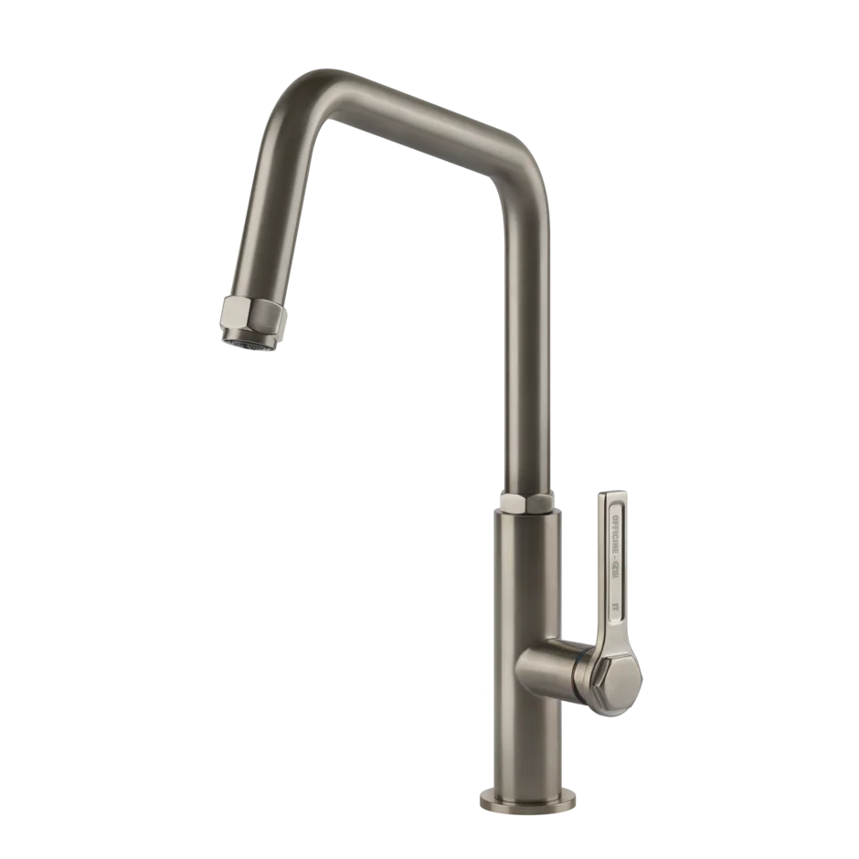 Officine Square Goose Neck Swivel Mixer