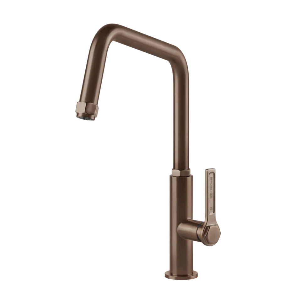Officine Square Goose Neck Swivel Mixer