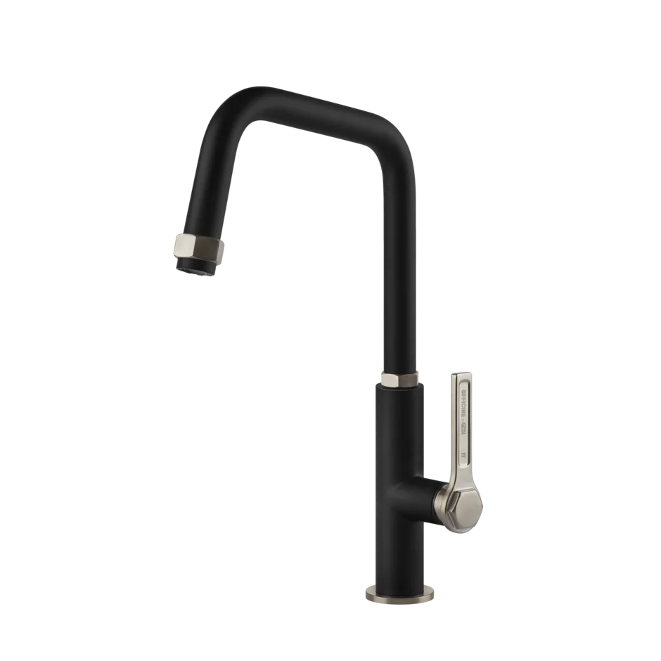 Officine Square Goose Neck Swivel Mixer