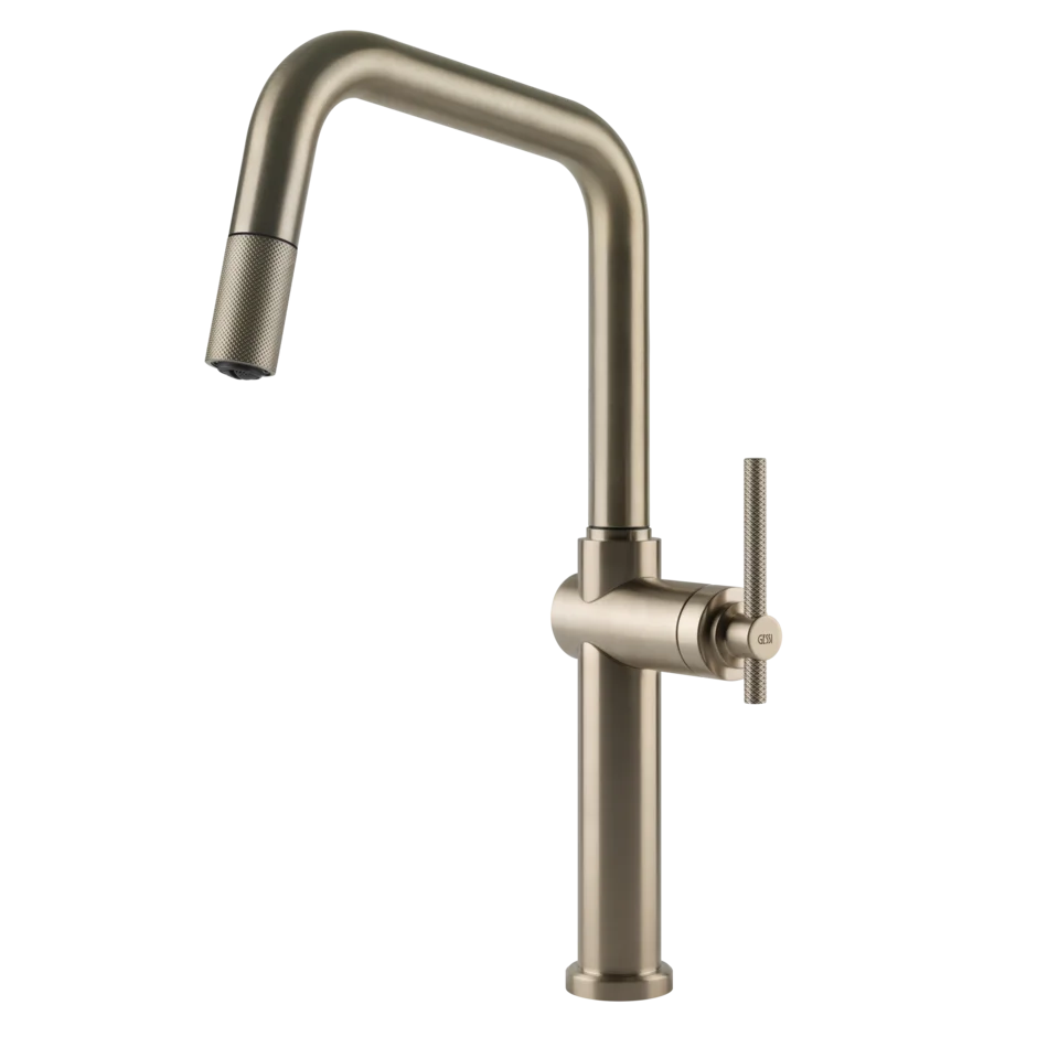 Habito Square Goose Neck Pull Out Mixer
