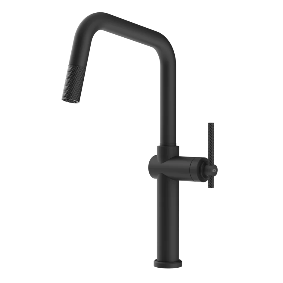 Habito Square Goose Neck Pull Out Mixer
