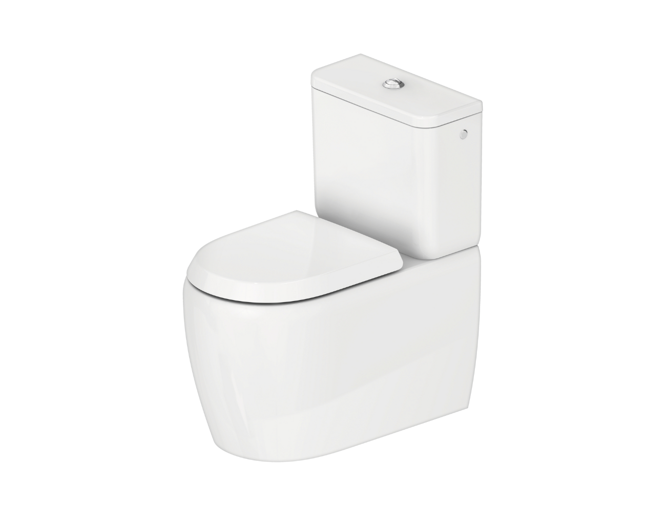 Qatego Back To Wall Toilet Suite