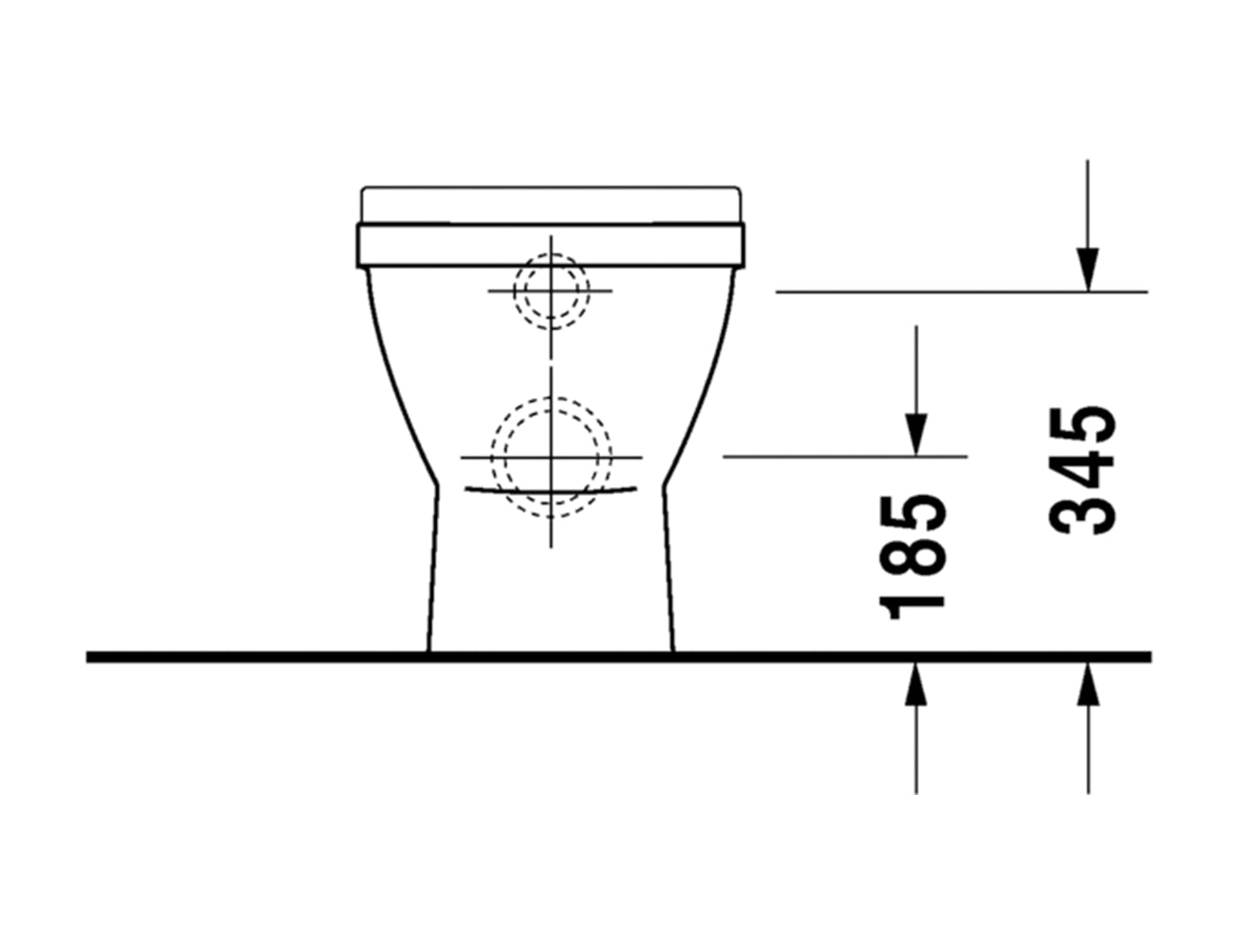Starck 3 Wall Face Pan