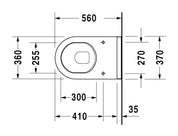 Starck 3 Wall Face Pan