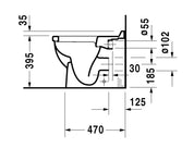Starck 3 Wall Face Pan