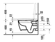 SensoWash¨ Starck f Lite - Wall Hung Only