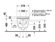 SensoWash¨ Starck f Lite - Wall Hung Only