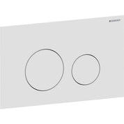 Geberit Sigma 40 Slimline Flushplate - White Matte Easy to Clean Coating