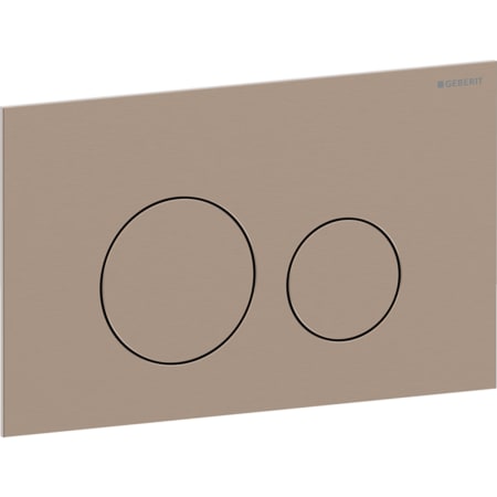 Geberit Sigma 40 Slimline Flushplate - Brushed Copper Colour Easy to Clean Coating