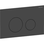 Geberit Sigma 40 Slimline Flushplate - Matte Black Painted Stainless Steel