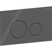 Geberit Sigma 40 Slimline Flushplate - Black Glossy Glass