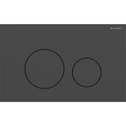 Geberit Sigma 40 Slimline Flushplate - Matte Black Painted Stainless Steel