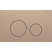 Geberit Sigma 40 Slimline Flushplate - Brushed Copper Colour Easy to Clean Coating