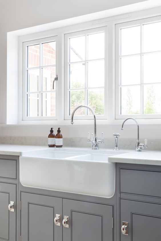 Shaws Farnworth Double 930mm Double Bowl Fireclay Butlers Sink