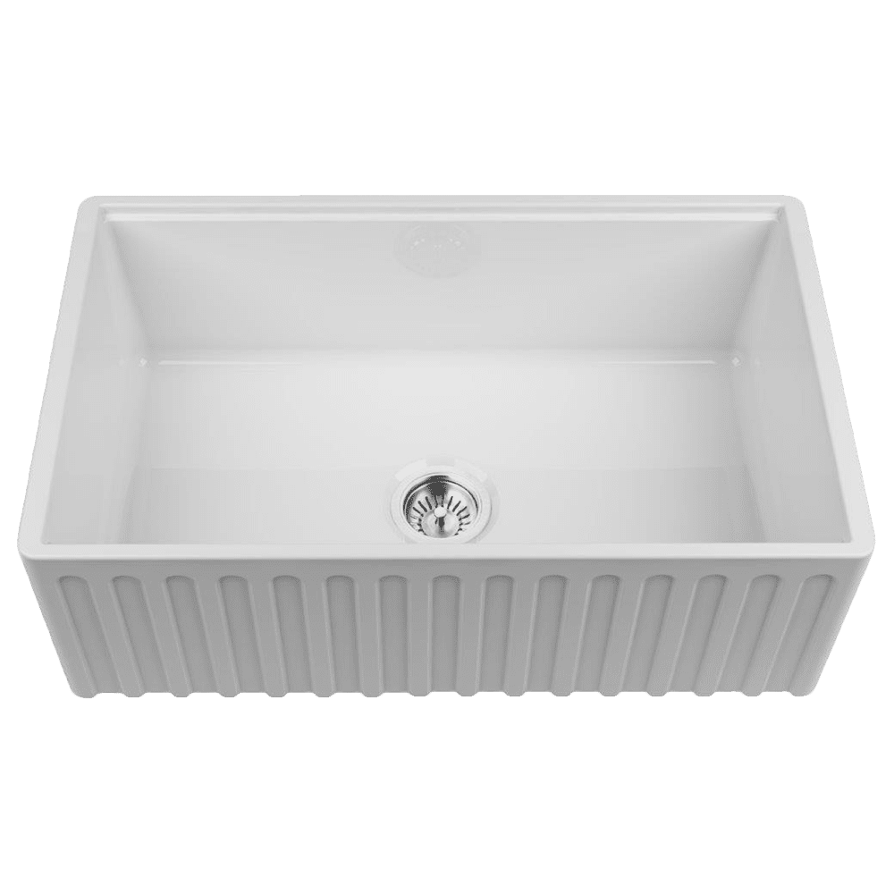 Chambord Legrande Single Bowl Reversible Fireclay Butlers Kitchen Sink