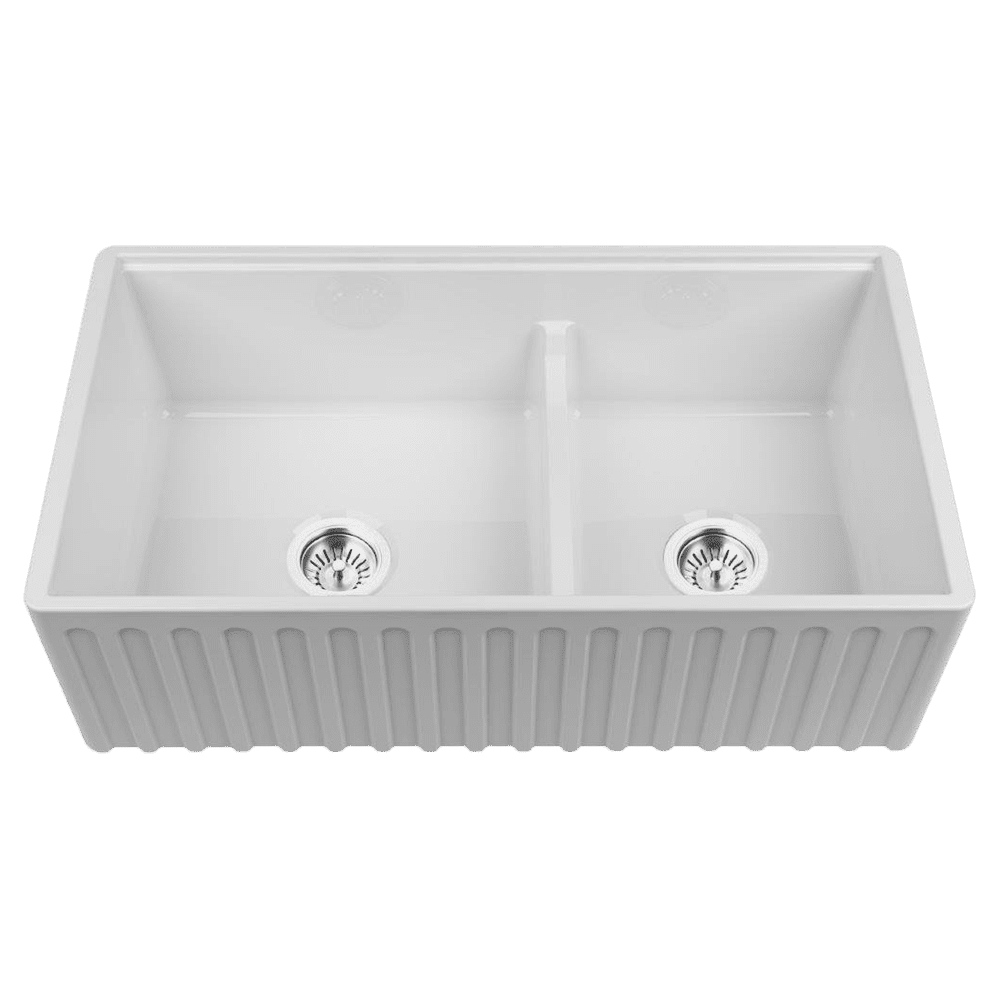 Chambord Legrande Large Single & a Half Bowl Reversible Fireclay Butlers Kitchen Sink