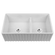 Chambord Legrande Large Single & a Half Bowl Reversible Fireclay Butlers Kitchen Sink