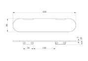 Zen SS316L Metal Shower Shelf