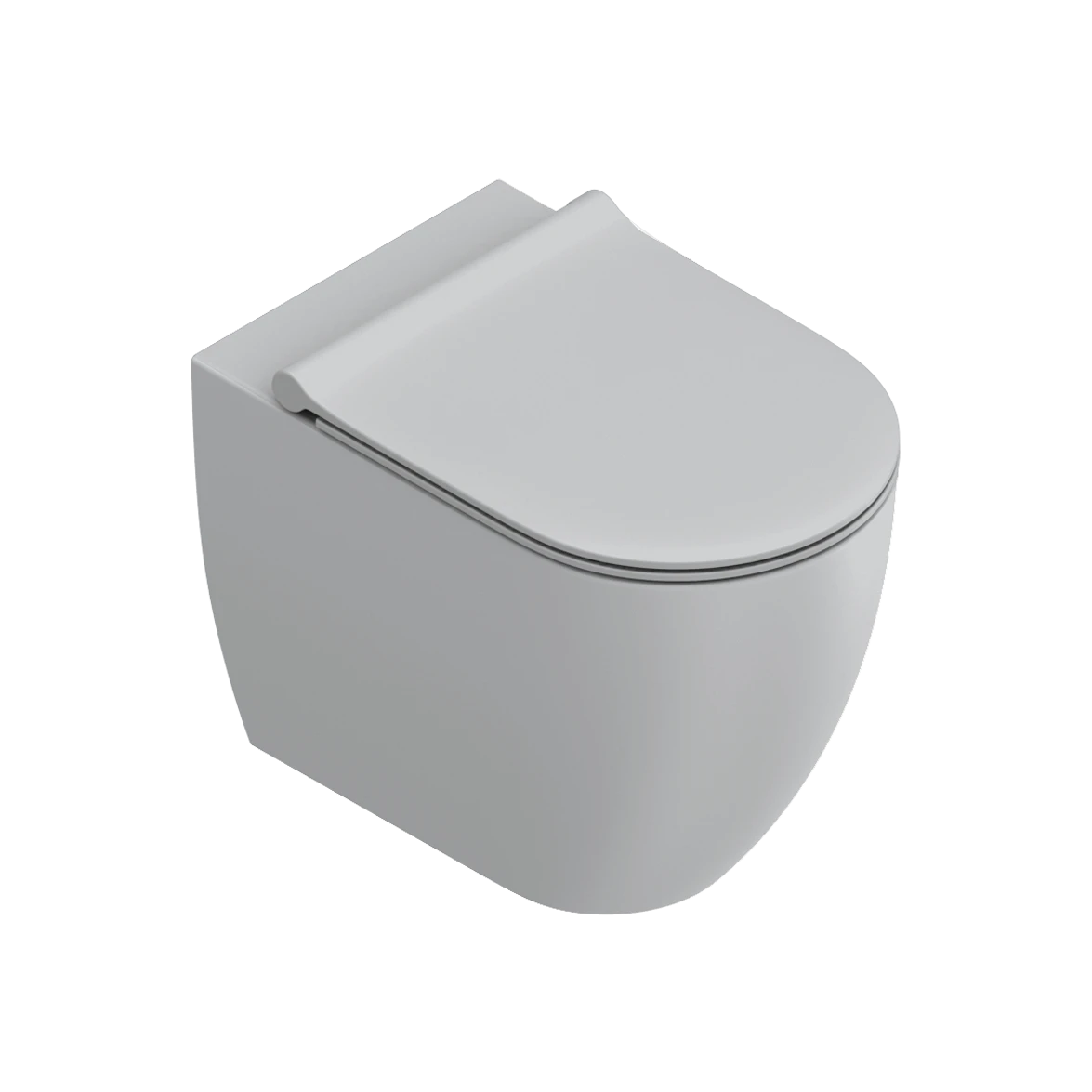 Catalano C 55 Rimless Floor Mount Toilet With Slim Seat