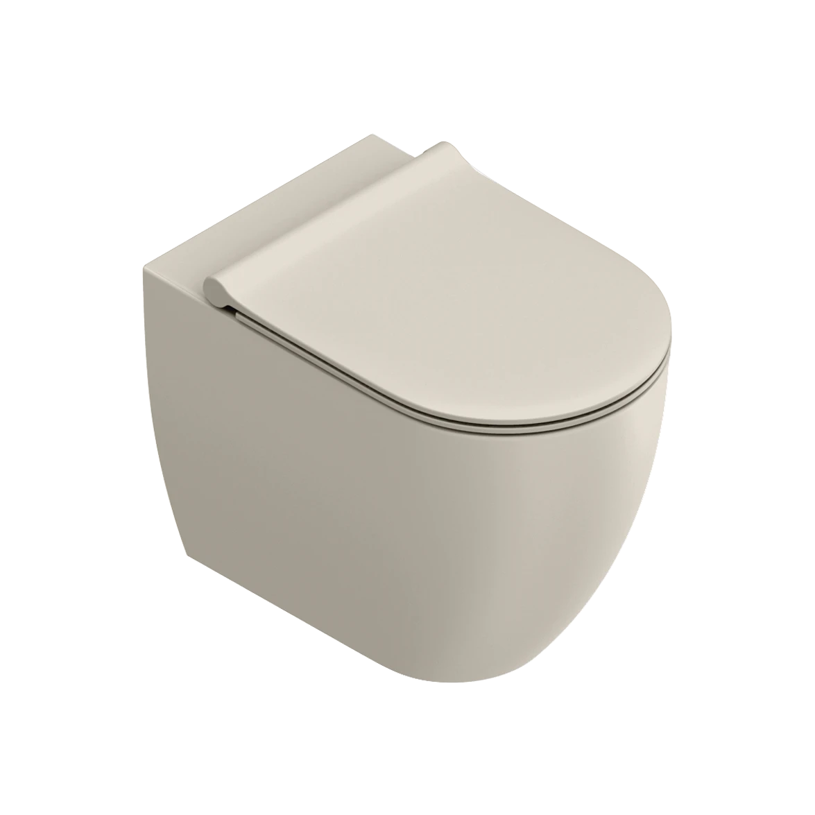 Catalano C 55 Rimless Floor Mount Toilet With Slim Seat