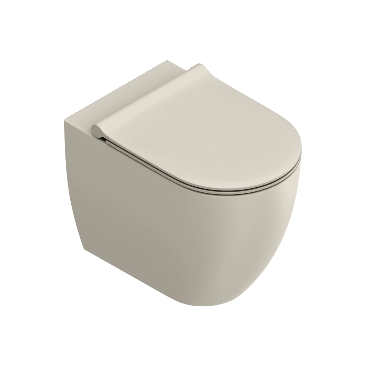Catalano C 55 Rimless Floor Mount Toilet With Slim Seat