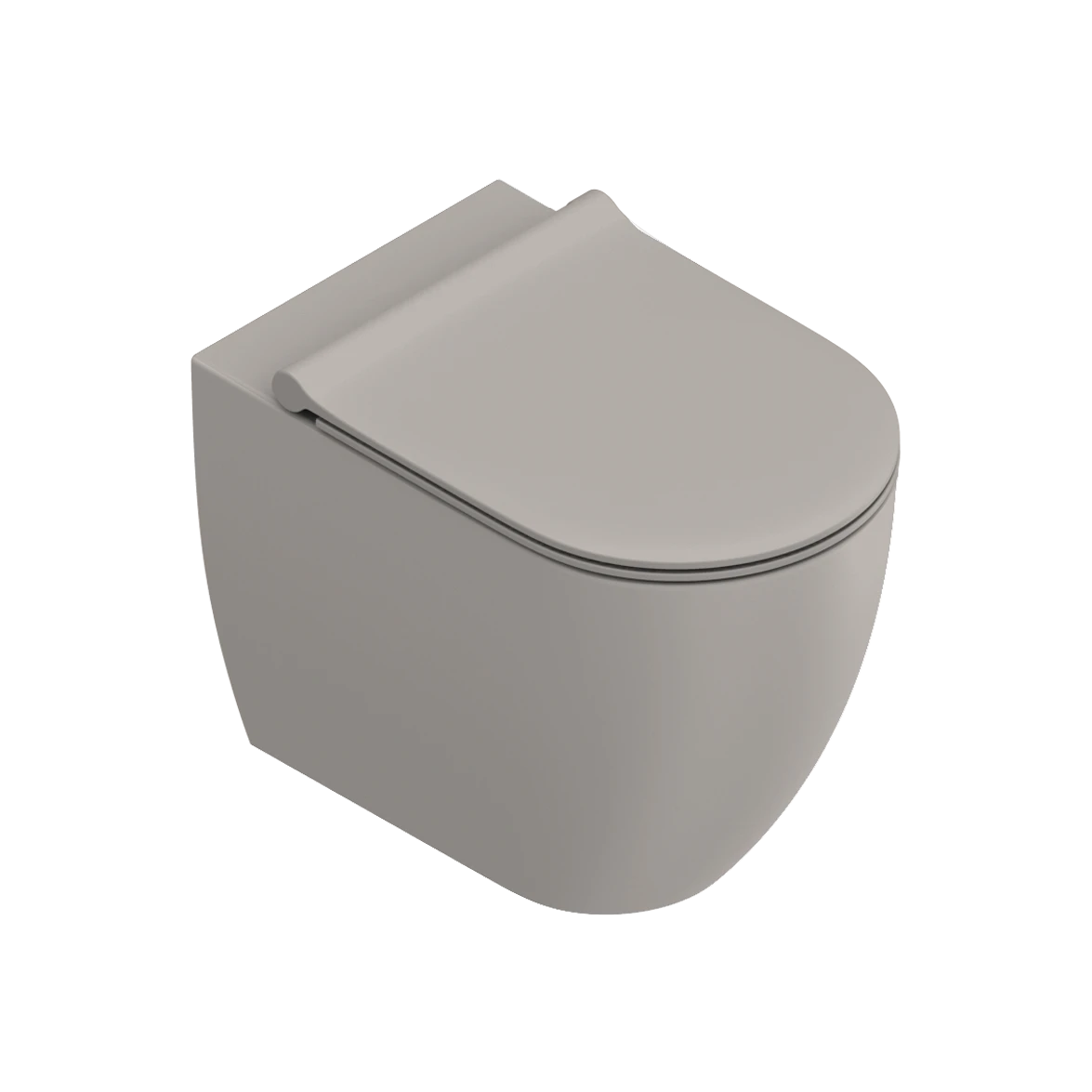 Catalano C 55 Rimless Floor Mount Toilet With Slim Seat