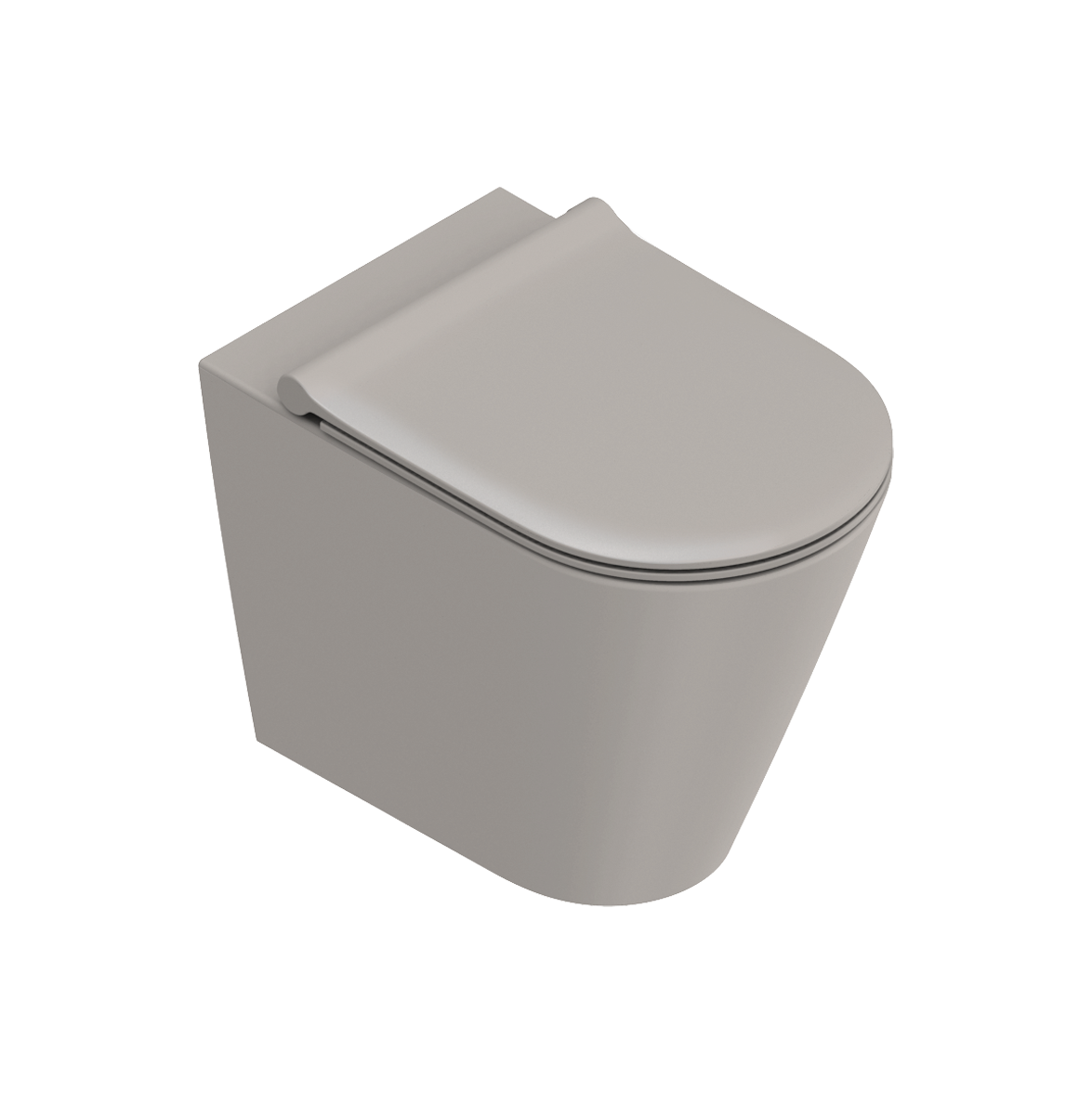 Catalano Z 55 Rimless Floor Mount Toilet With Slim Seat - Multiple Colours and Finishes
