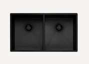 Spectra Double Bowl Sink Black