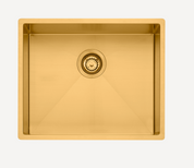 Spectra Singe Bowl Sink Brushed Gold