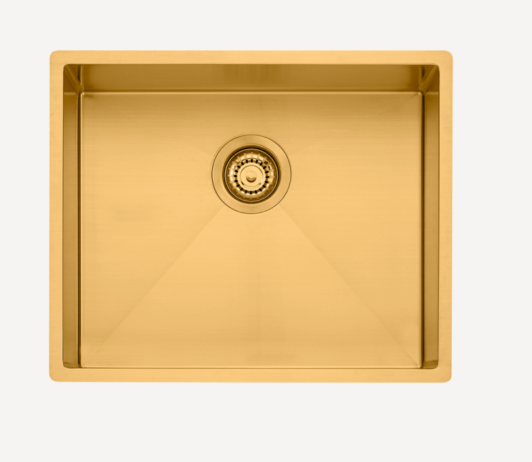 Spectra Singe Bowl Sink Brushed Gold