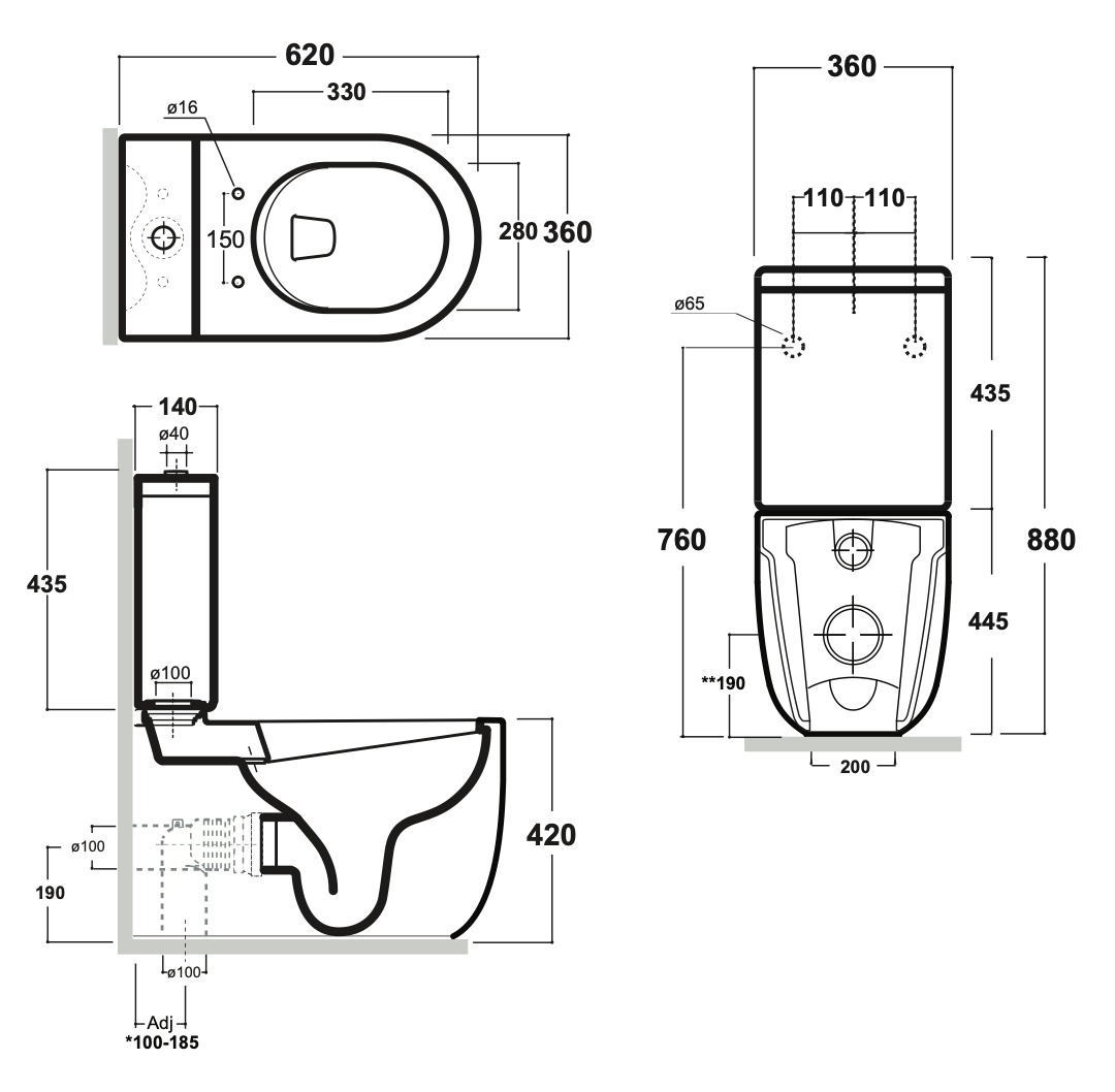Milady Rimless Suite