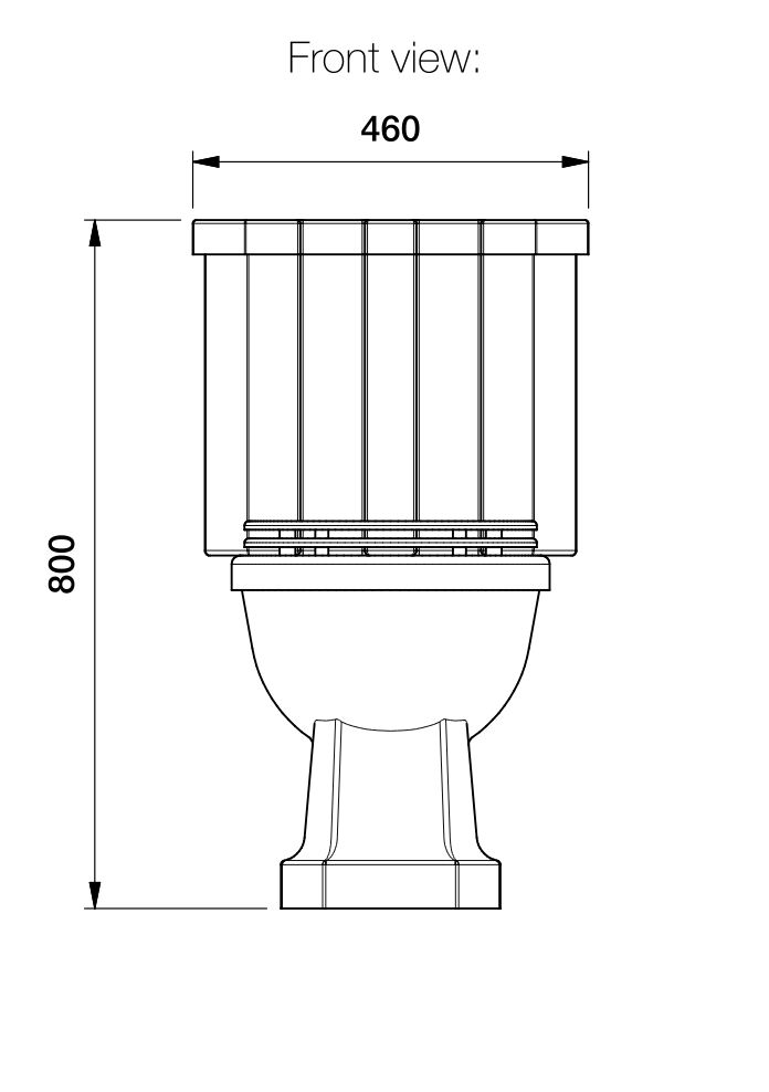 Classique Toilet Suite from Brodware P Trap